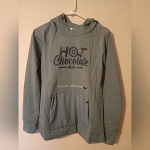 Gray Hot Chocolate Run Hoodie